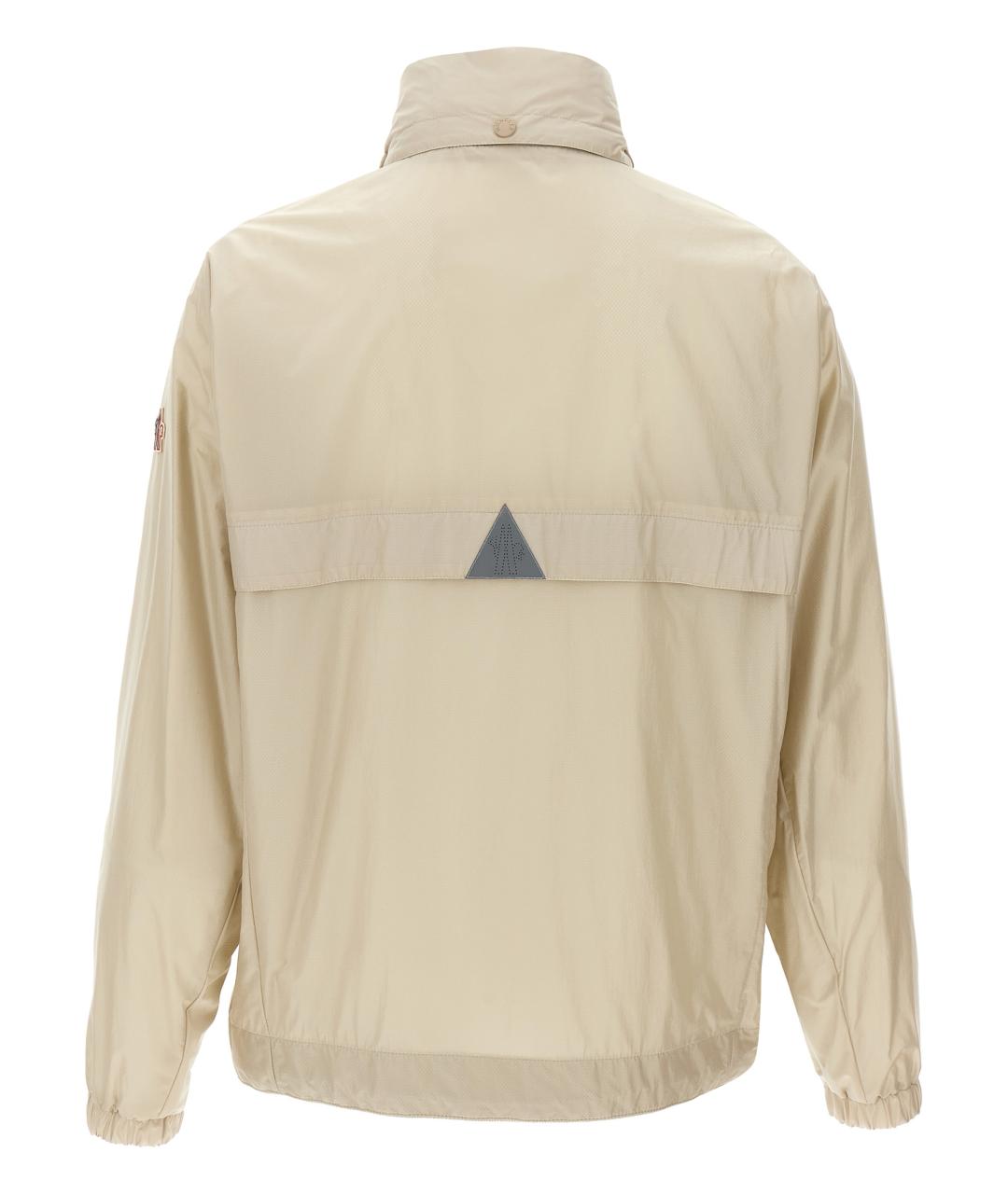 MONCLER GRENOBLE Серая полиамидовая куртка, фото 2