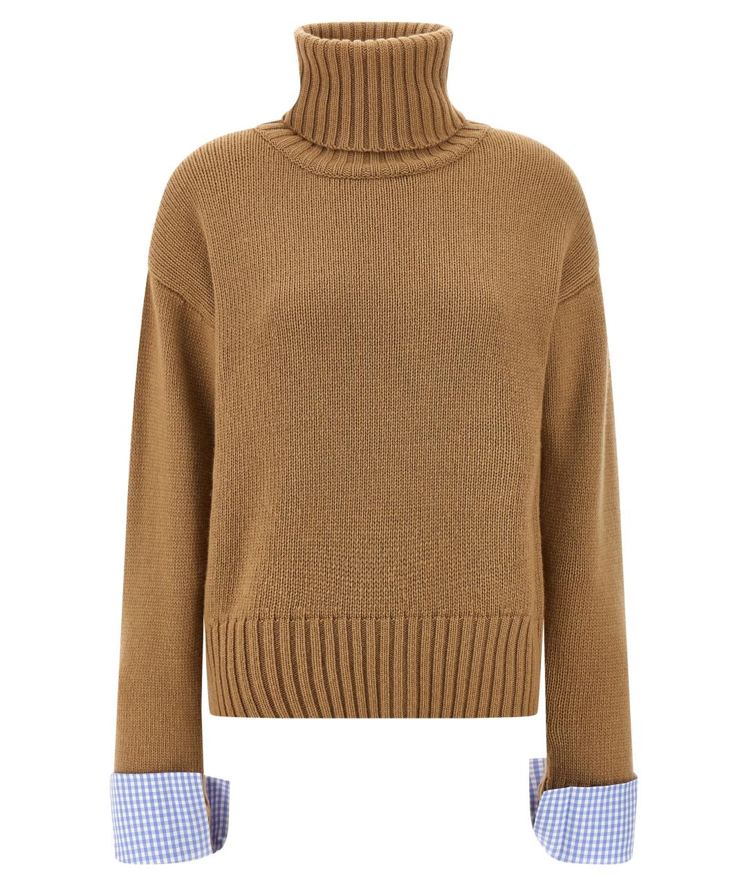 JEJIA Бежевый шерстяной джемпер / свитер, фото 1