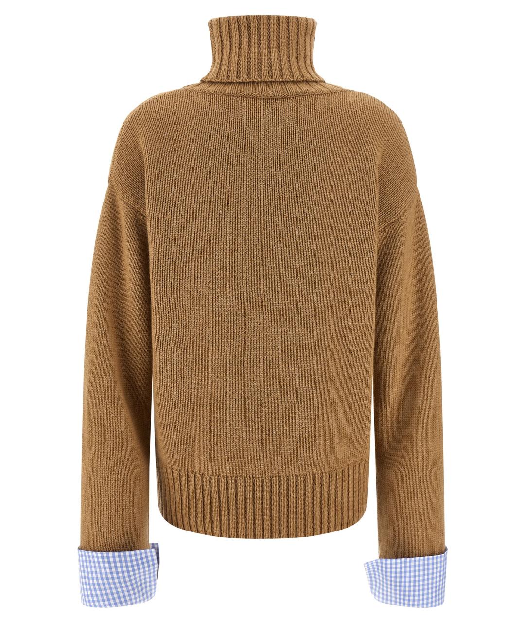 JEJIA Бежевый шерстяной джемпер / свитер, фото 2