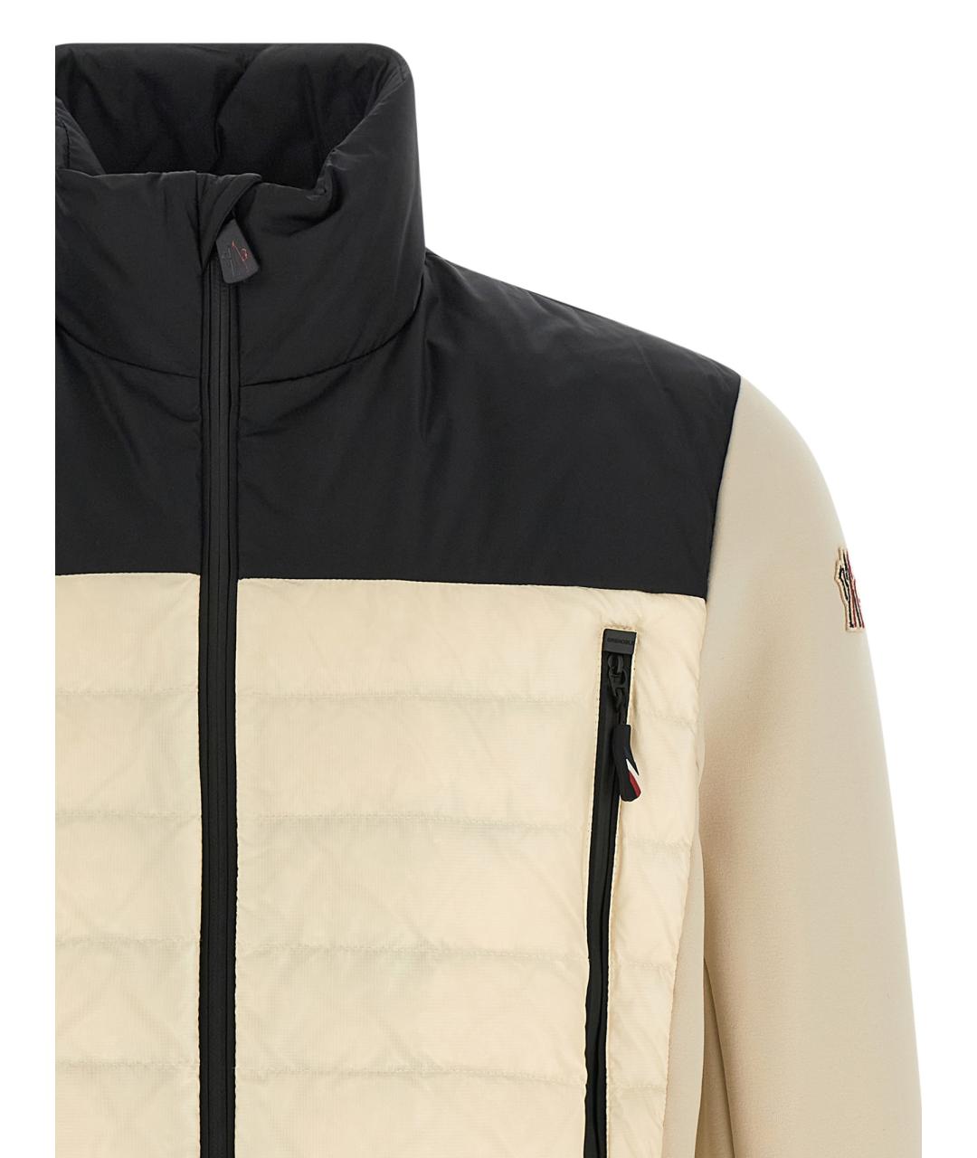 MONCLER GRENOBLE Бежевая полиамидовая куртка, фото 3