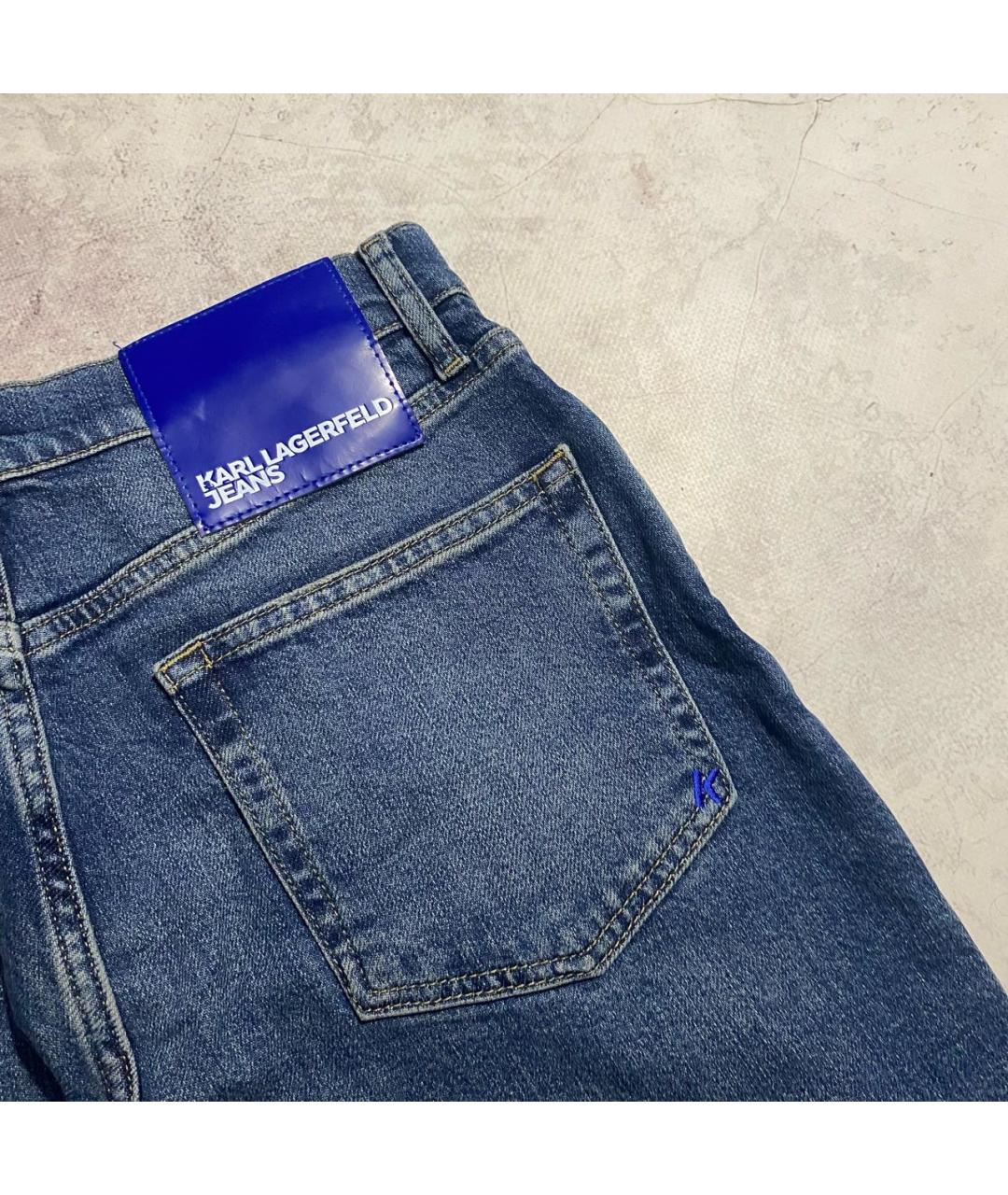 KARL LAGERFELD Хлопковые прямые джинсы, фото 3