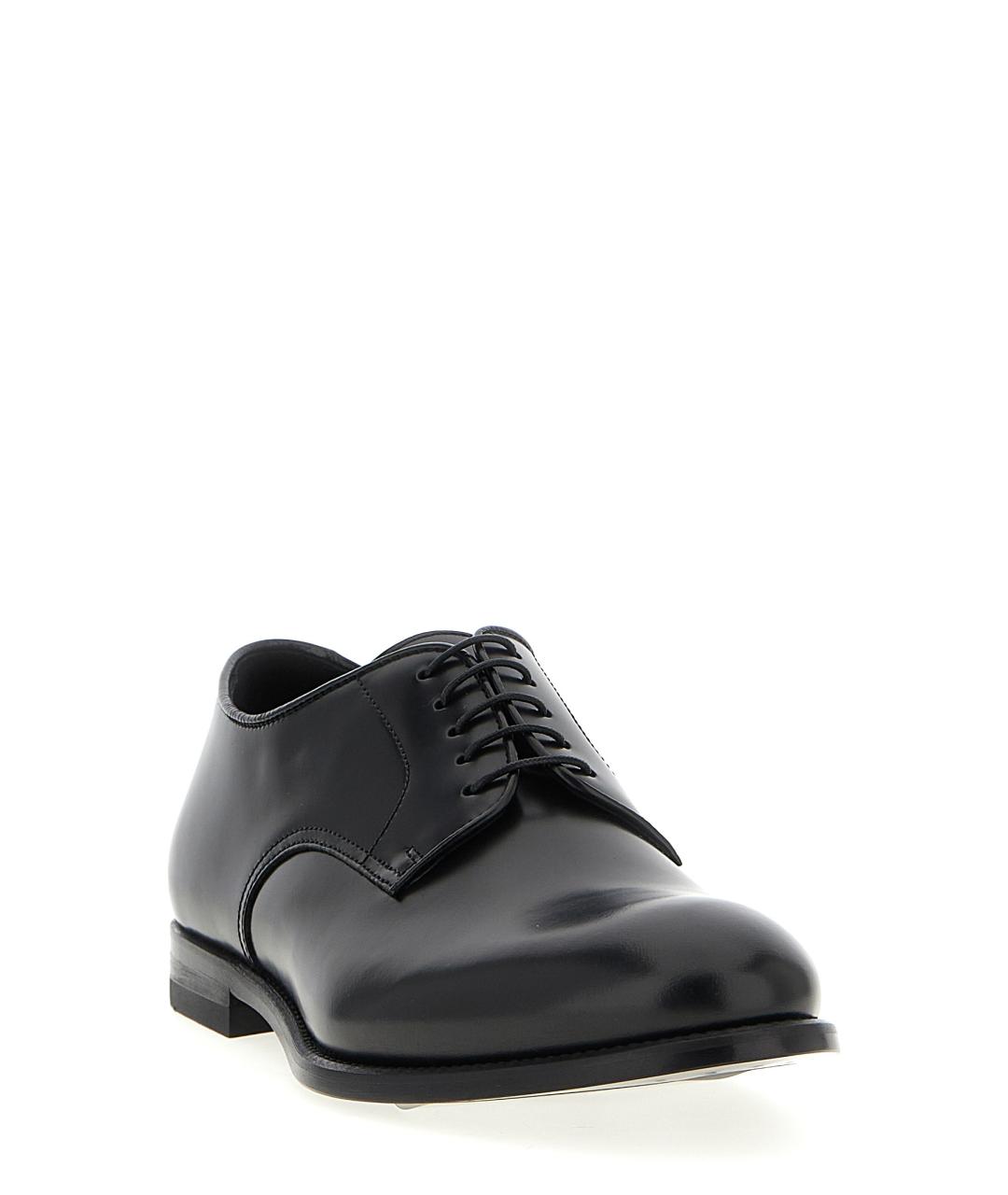 DOUCAL'S Черные кожаные туфли, фото 2