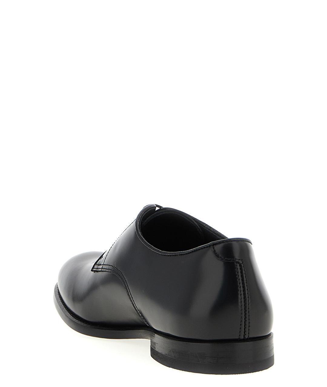 DOUCAL'S Черные кожаные туфли, фото 3