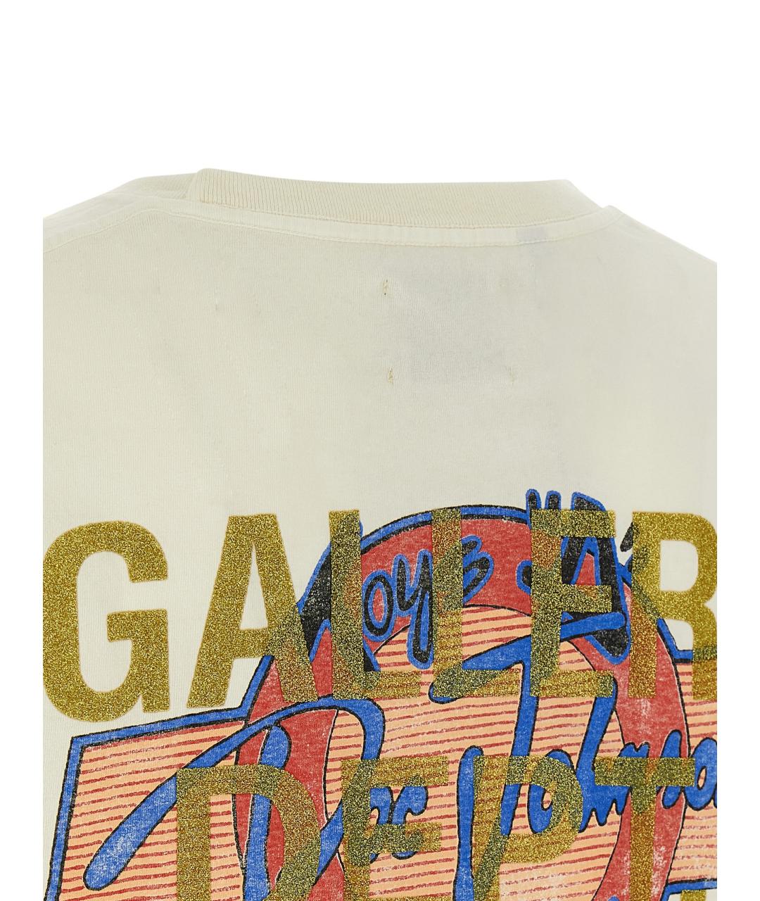 Gallery Dept Бежевая хлопковая футболка, фото 4