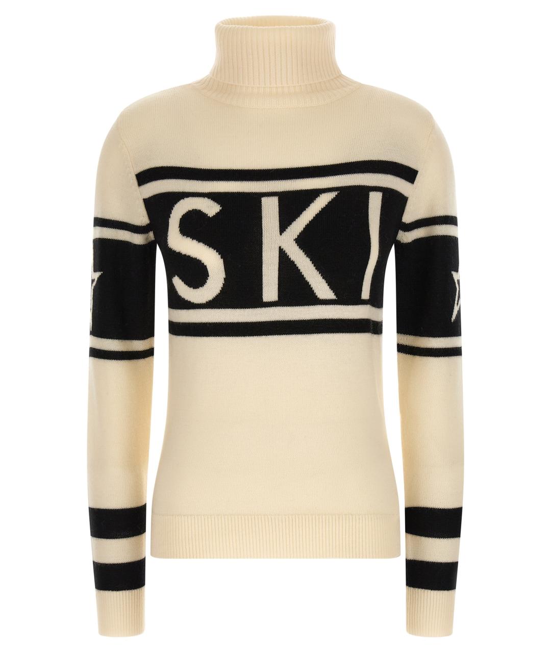 PERFECT MOMENT Белая шерстяная водолазка, фото 1