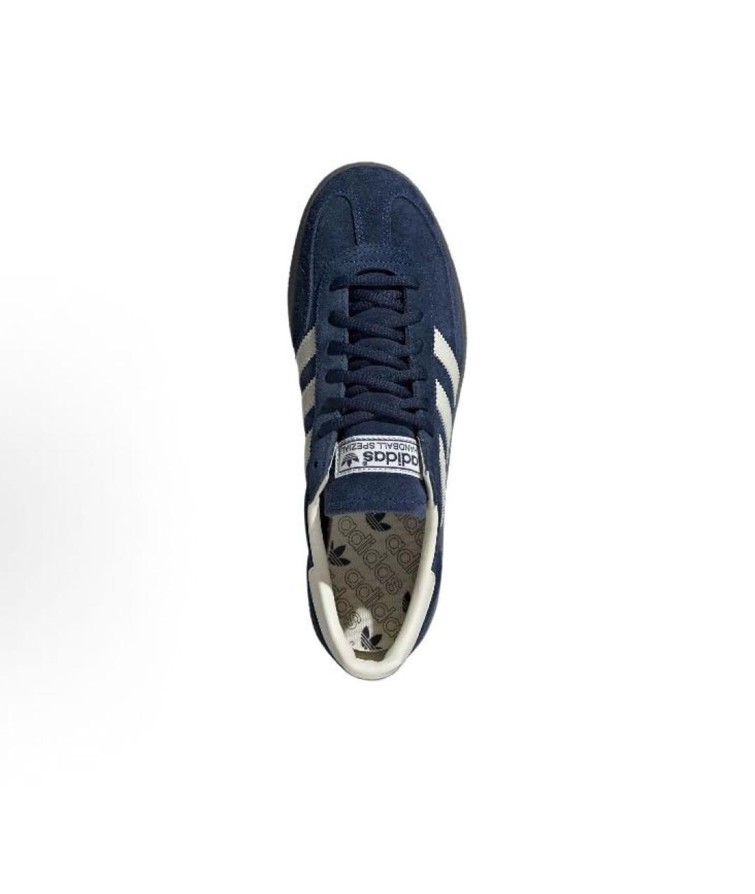 ADIDAS Темно-синие замшевые кроссовки, фото 5