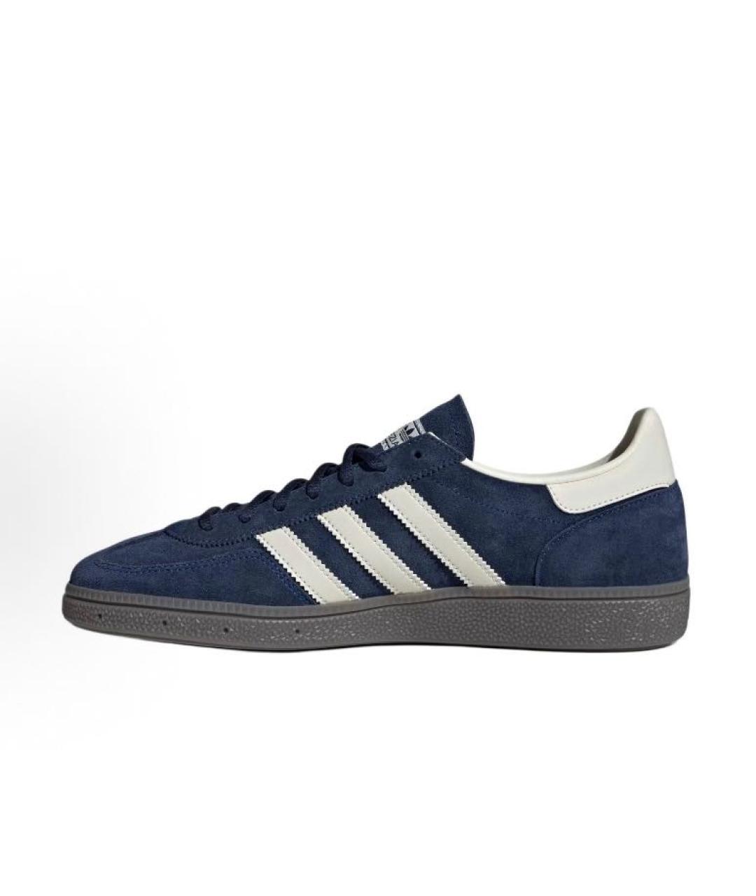ADIDAS Темно-синие замшевые кроссовки, фото 2
