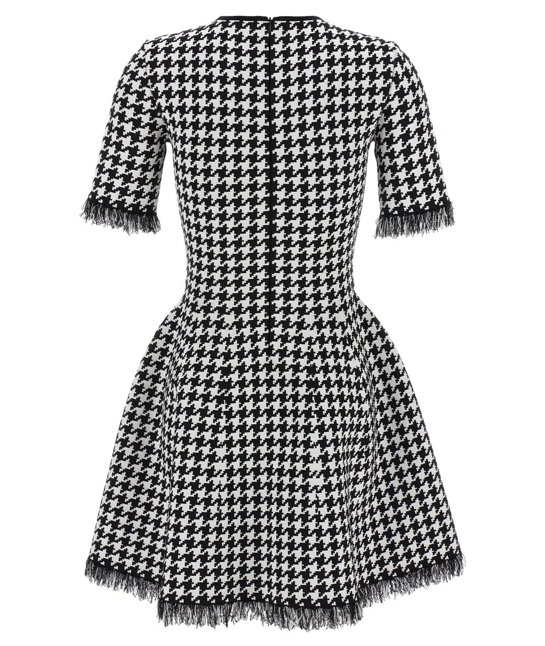 ALEXANDER MCQUEEN Белое вискозное платье, фото 2