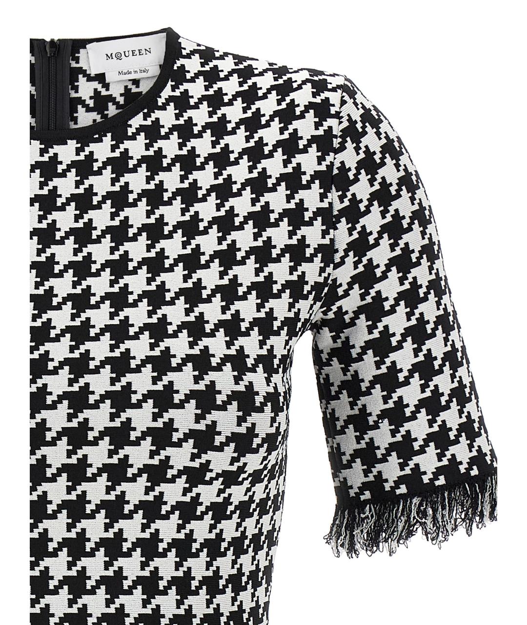 ALEXANDER MCQUEEN Белое вискозное платье, фото 3