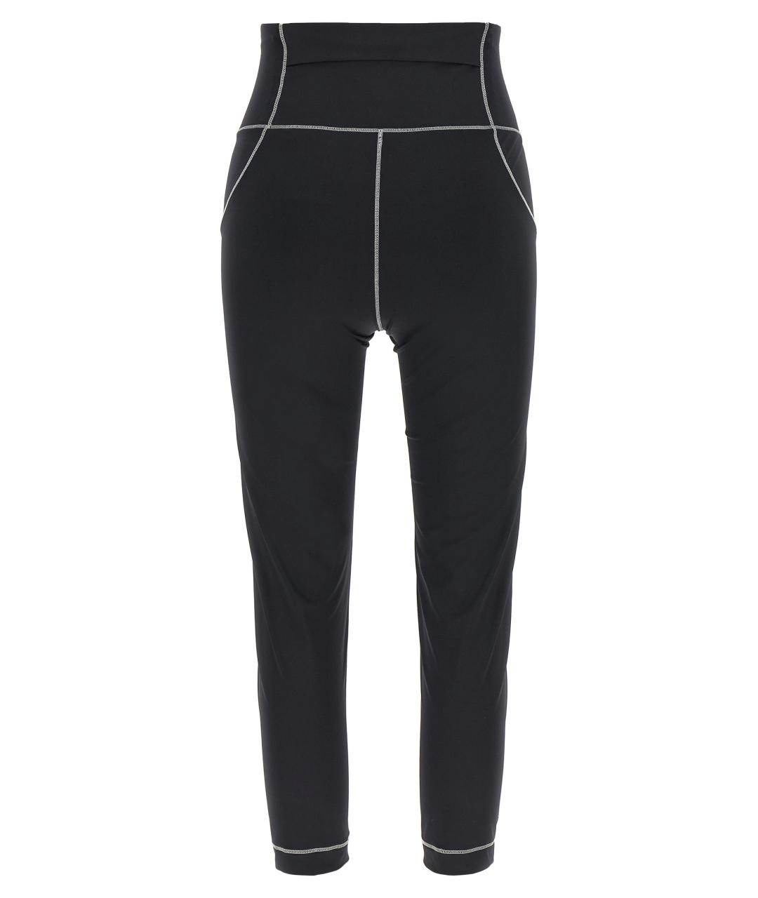 MONCLER GRENOBLE Черные полиамидовые леггинсы и велосипедки, фото 2