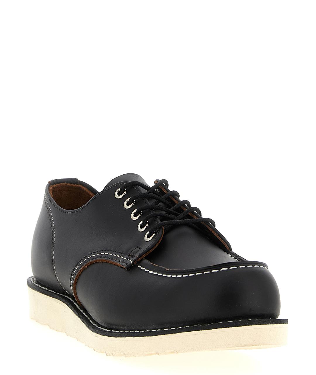 RED WING Черные кожаные низкие ботинки, фото 2