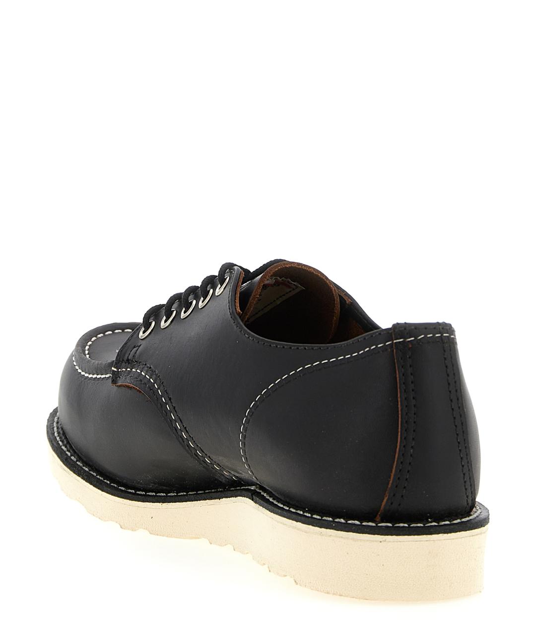 RED WING Черные кожаные низкие ботинки, фото 3