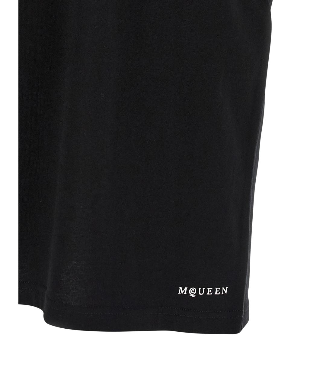 ALEXANDER MCQUEEN Белая хлопковая футболка, фото 4