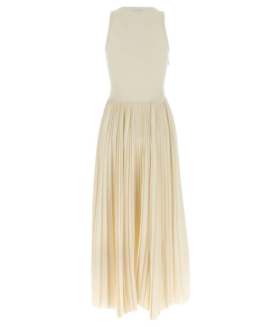 ALEXANDER MCQUEEN Белое хлопковое платье, фото 2