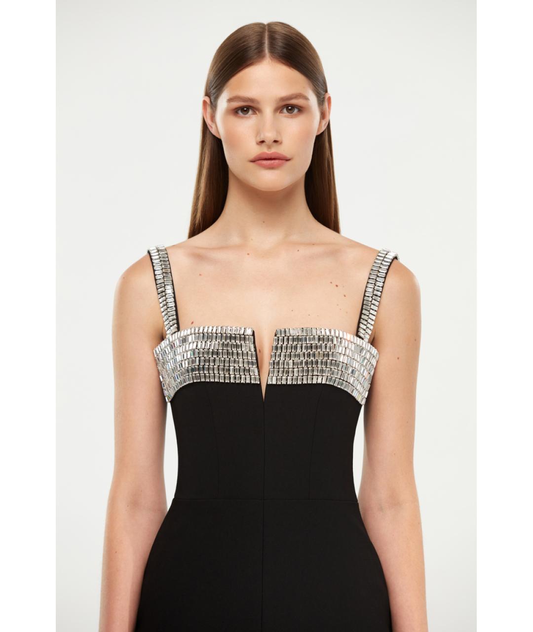 RASARIO Черное полиэстеровое вечернее платье, фото 6