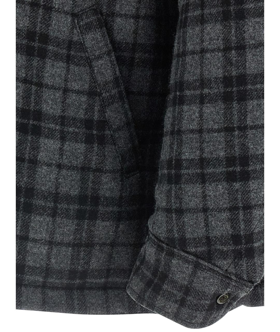 WILLY CHAVARRIA Серая шерстяная куртка, фото 4