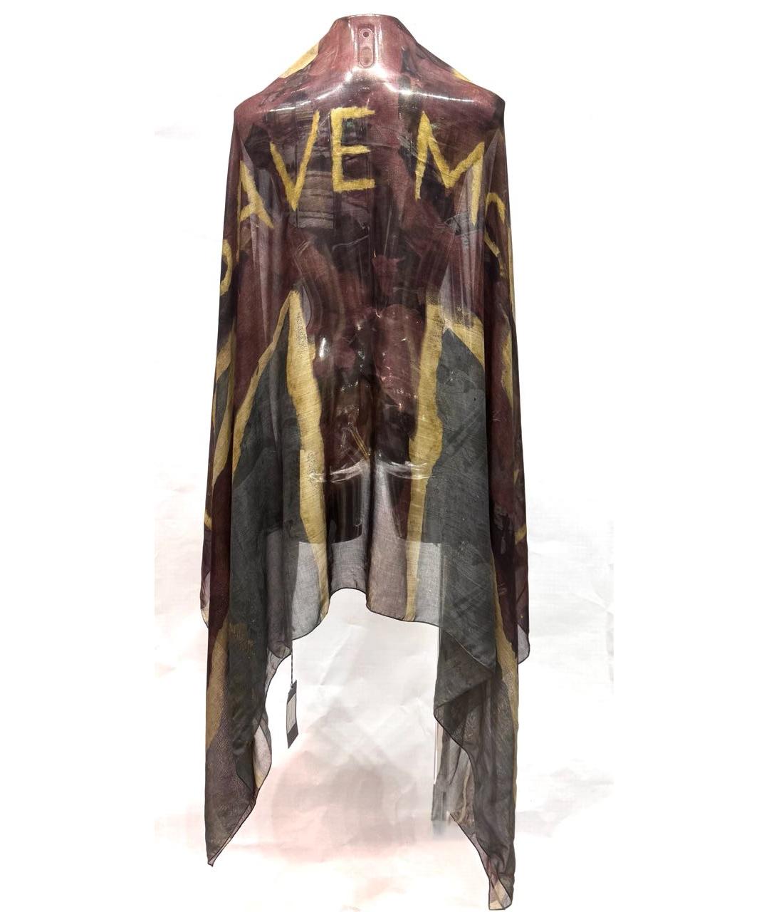 ALEXANDER MCQUEEN Серый кашемировый платок, фото 3