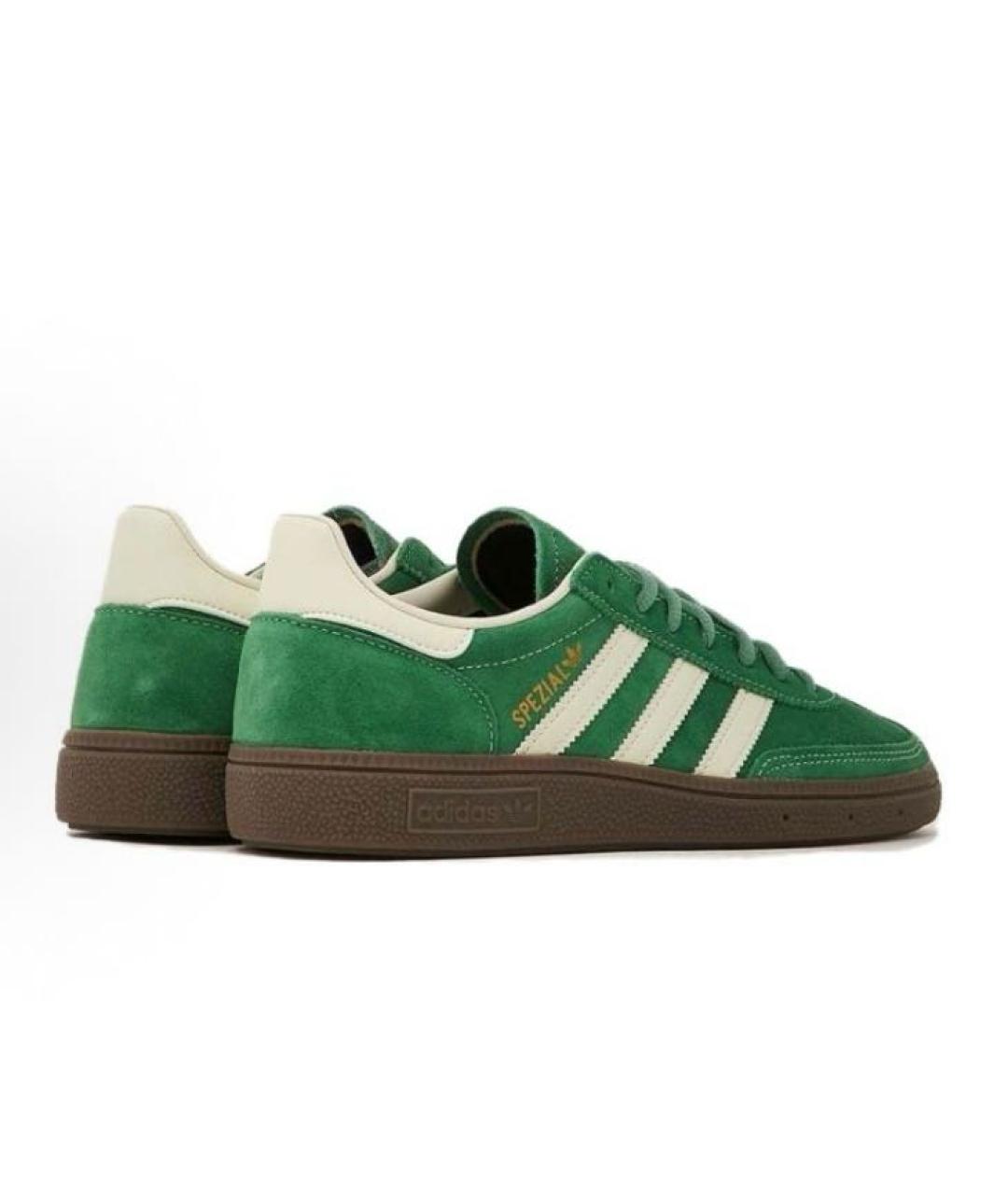 ADIDAS Зеленые замшевые кроссовки, фото 5