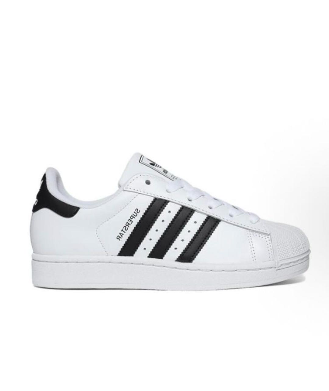 ADIDAS Белые кожаные кроссовки, фото 6