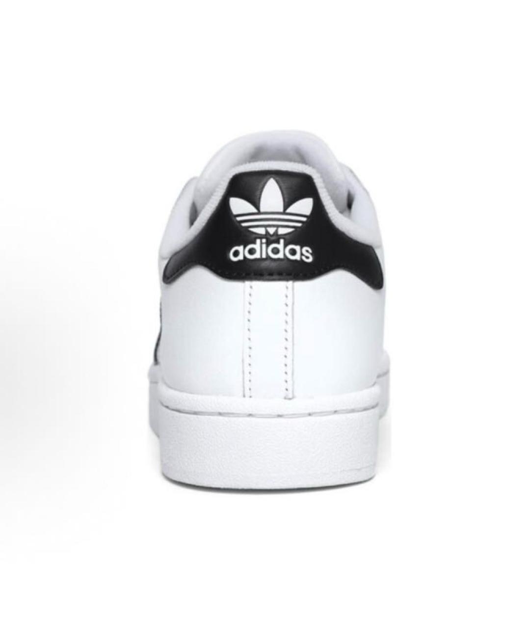 ADIDAS Белые кожаные кроссовки, фото 5