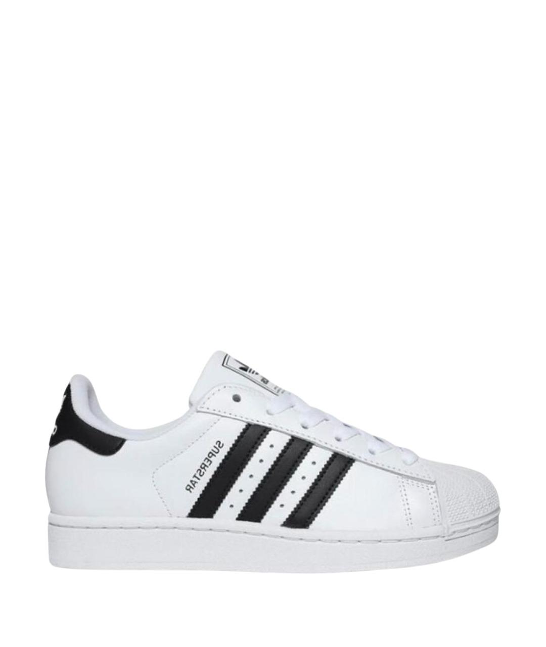 ADIDAS Белые кожаные кроссовки, фото 1