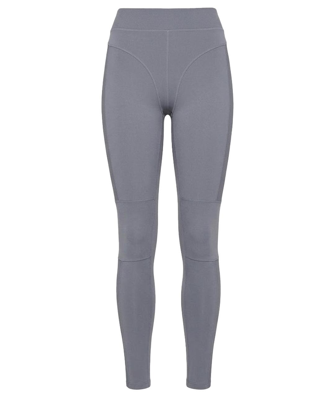 ALO YOGA Серые полиэстеровые спортивные брюки и шорты, фото 1