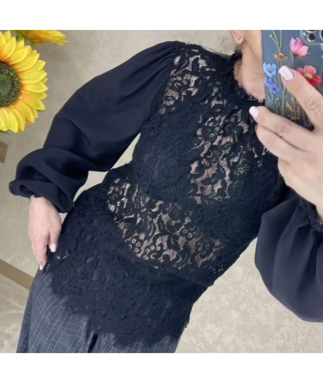 DOLCE&GABBANA Черная блузы, фото 8