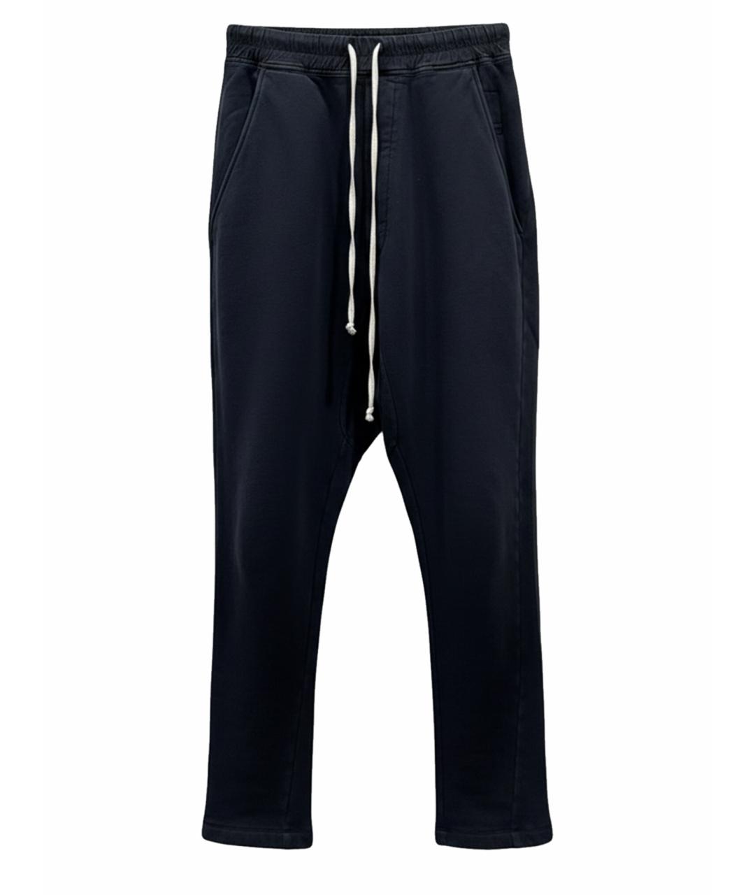 RICK OWENS DRKSHDW Черные хлопковые повседневные брюки, фото 1