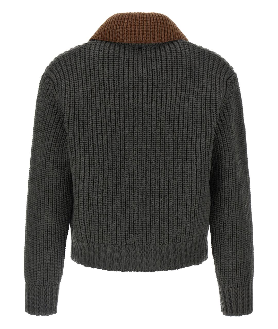 NAMACHEKO Серый шерстяной кардиган, фото 2