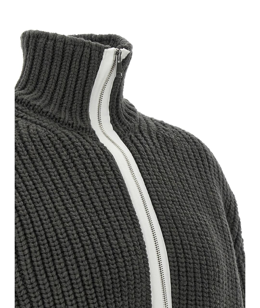 NAMACHEKO Серый шерстяной кардиган, фото 4