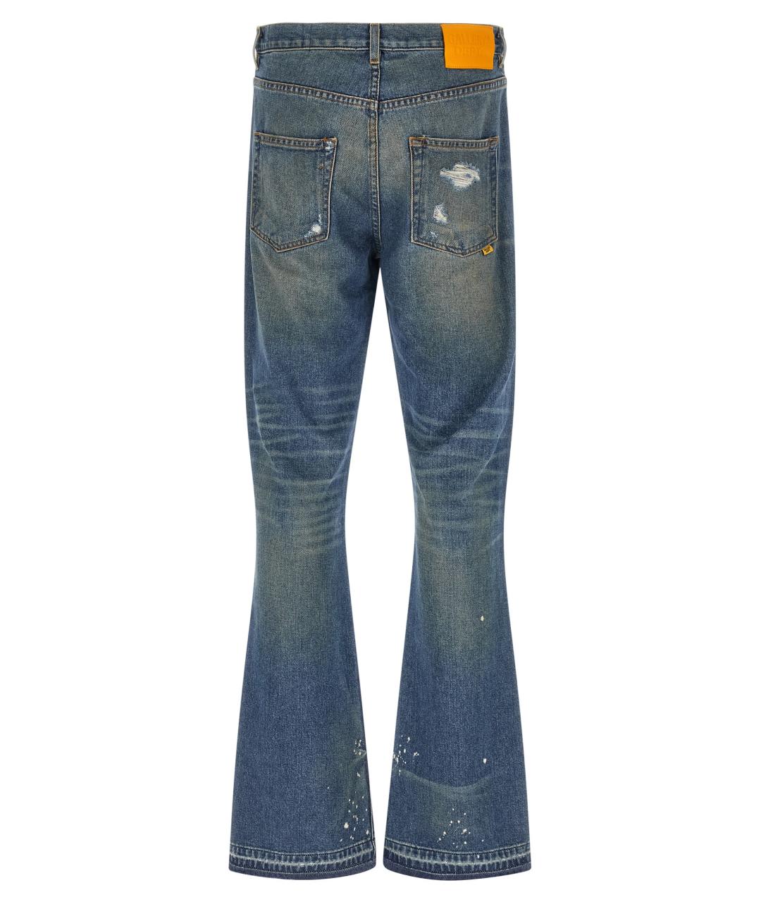 Gallery Dept Синие хлопковые прямые джинсы, фото 2