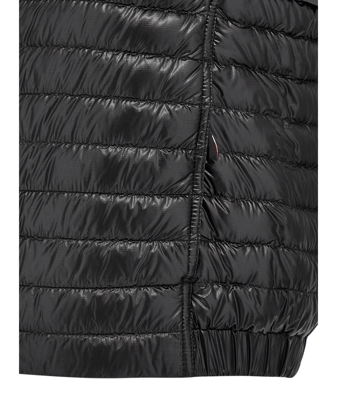 MONCLER GRENOBLE Черный полиамидовый жилет, фото 4