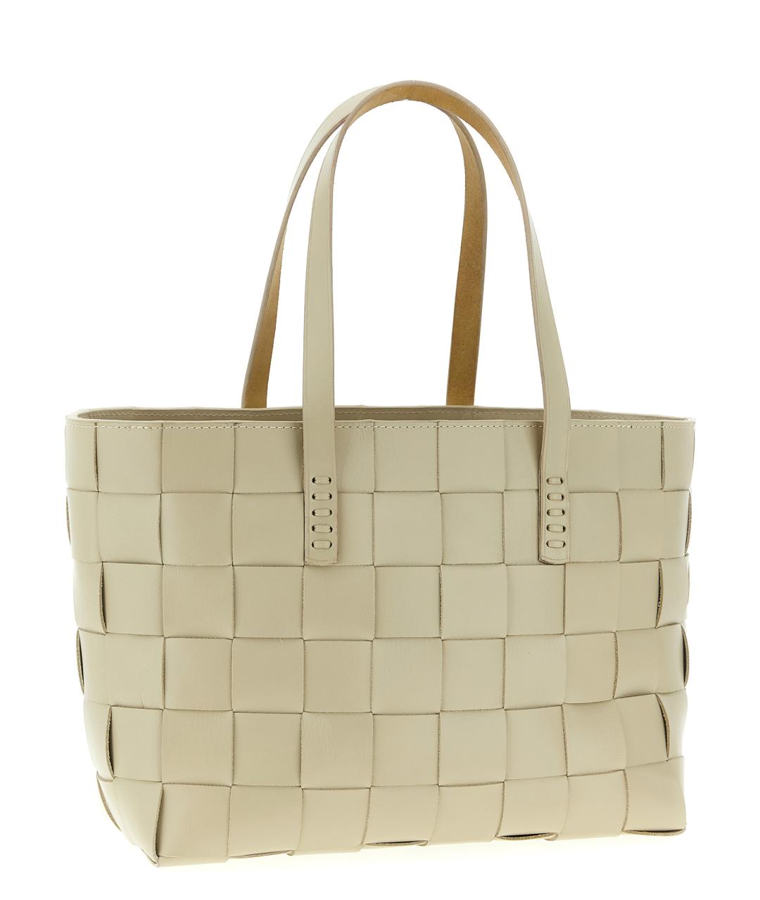 Dragon Diffusion Бежевая кожаная сумка тоут, фото 2