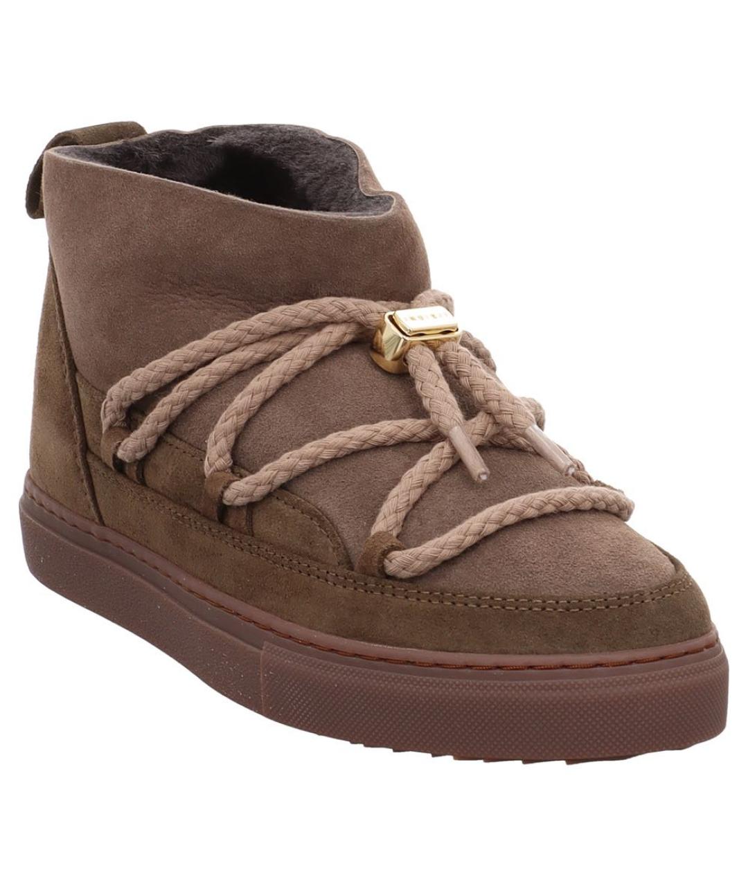 INUIKII Коричневые замшевые ботинки, фото 2