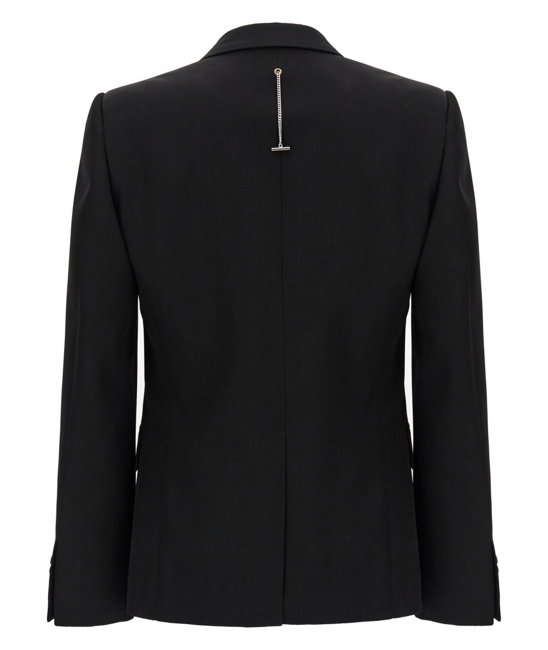 ALEXANDER MCQUEEN Черный шерстяной пиджак, фото 2