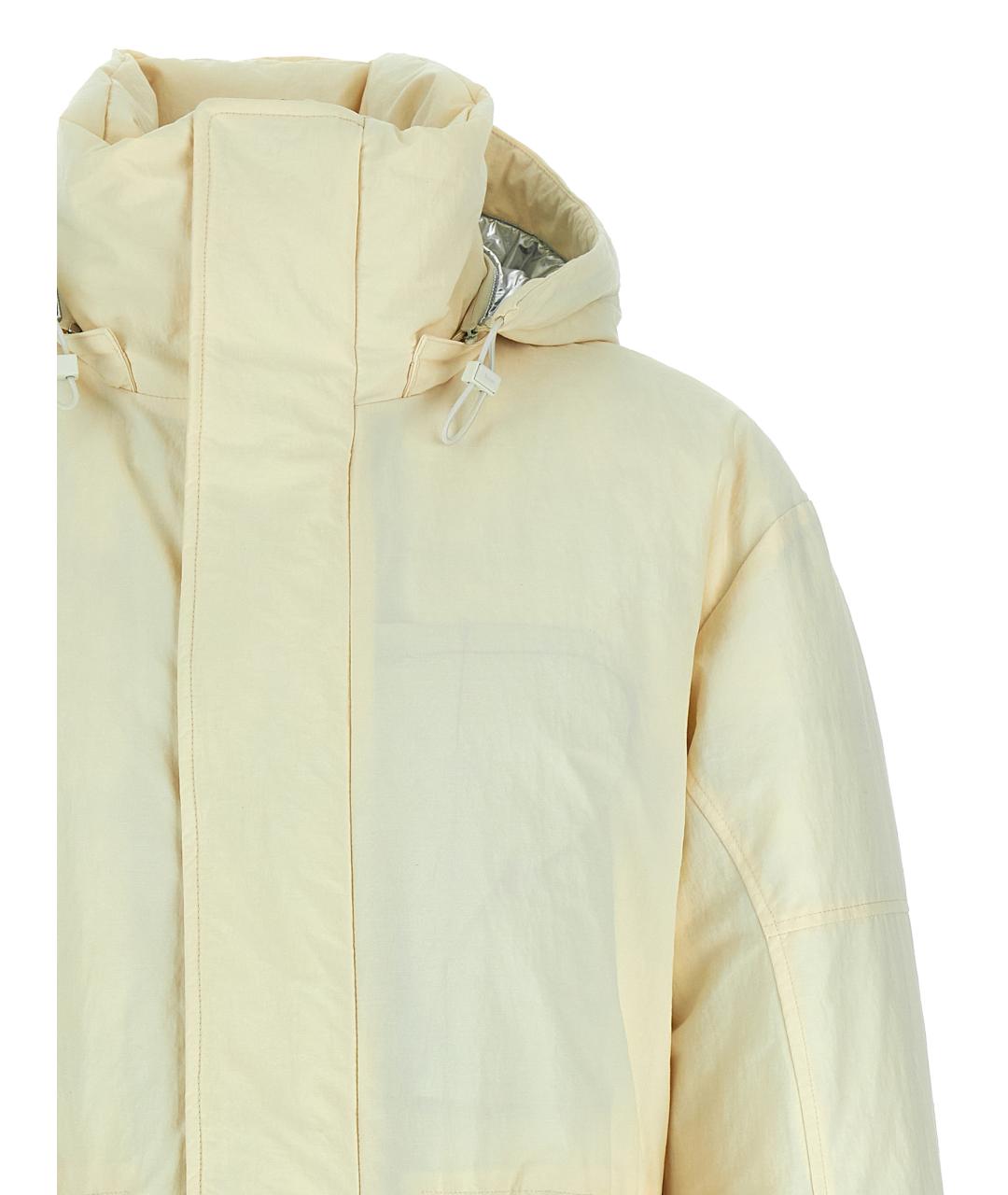 LAMINAR Белый полиэстеровый пуховик, фото 4