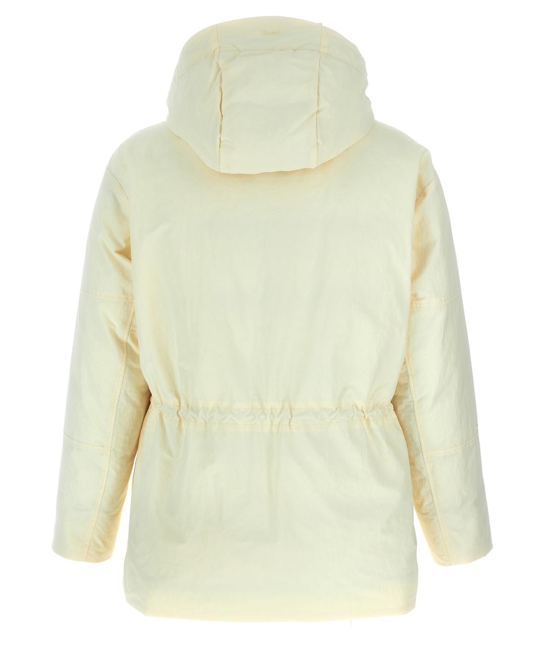 LAMINAR Белый полиэстеровый пуховик, фото 3