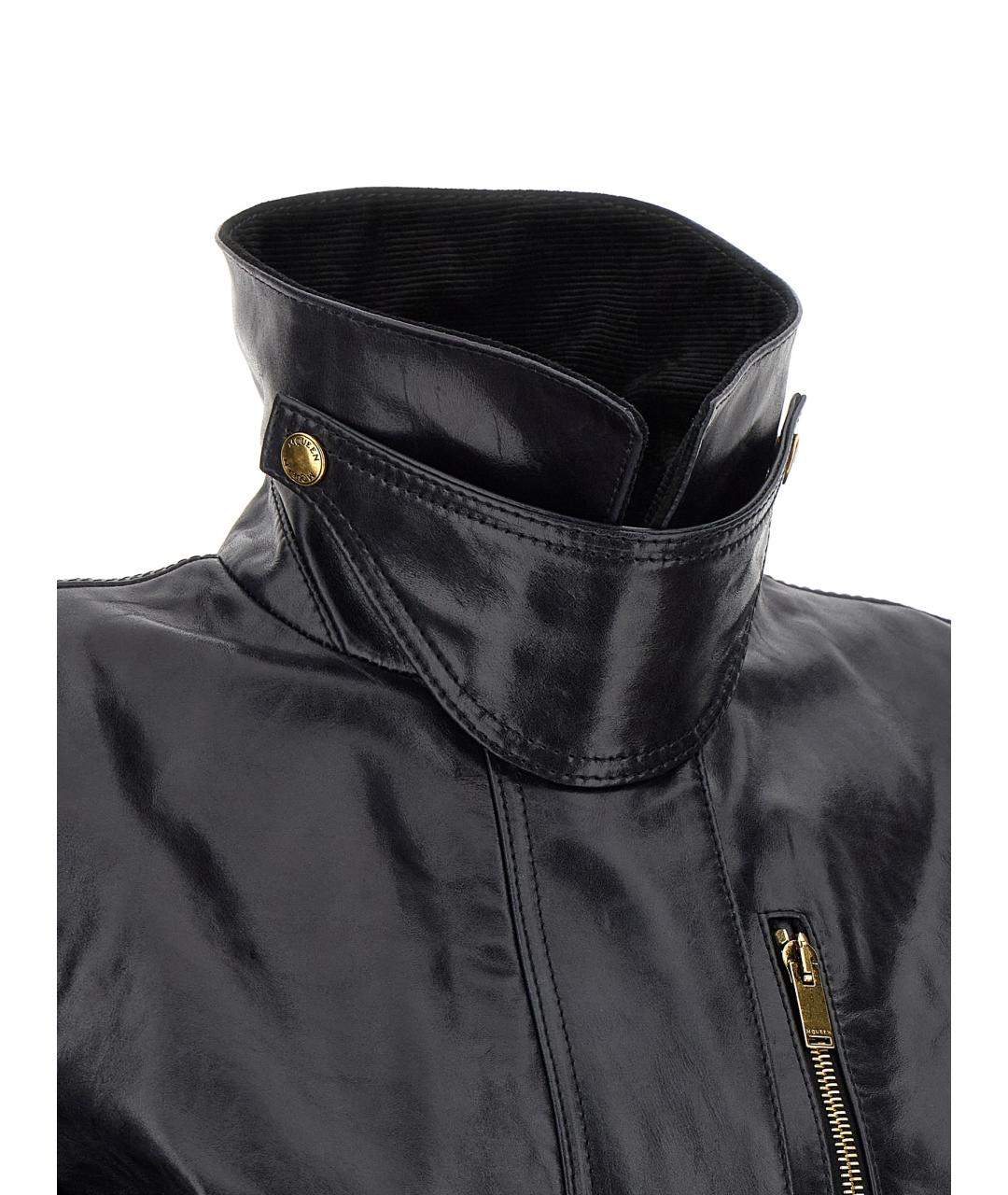 ALEXANDER MCQUEEN Черная кожаная куртка, фото 5