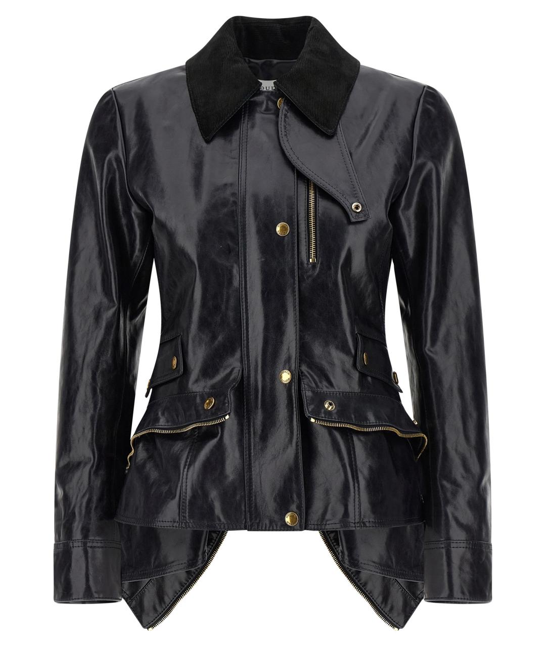 ALEXANDER MCQUEEN Черная кожаная куртка, фото 1