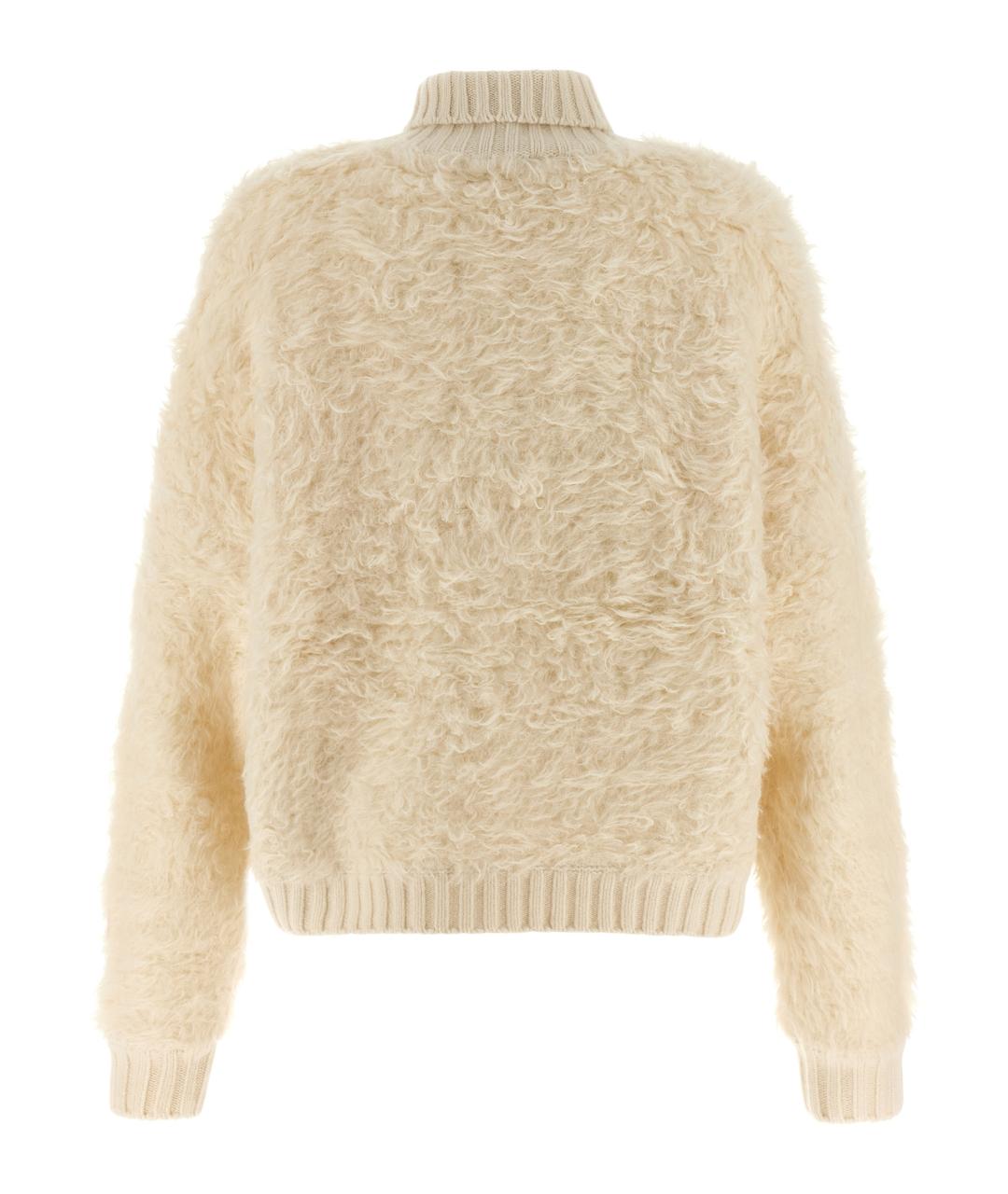 Goldbergh Белый шерстяной джемпер / свитер, фото 2