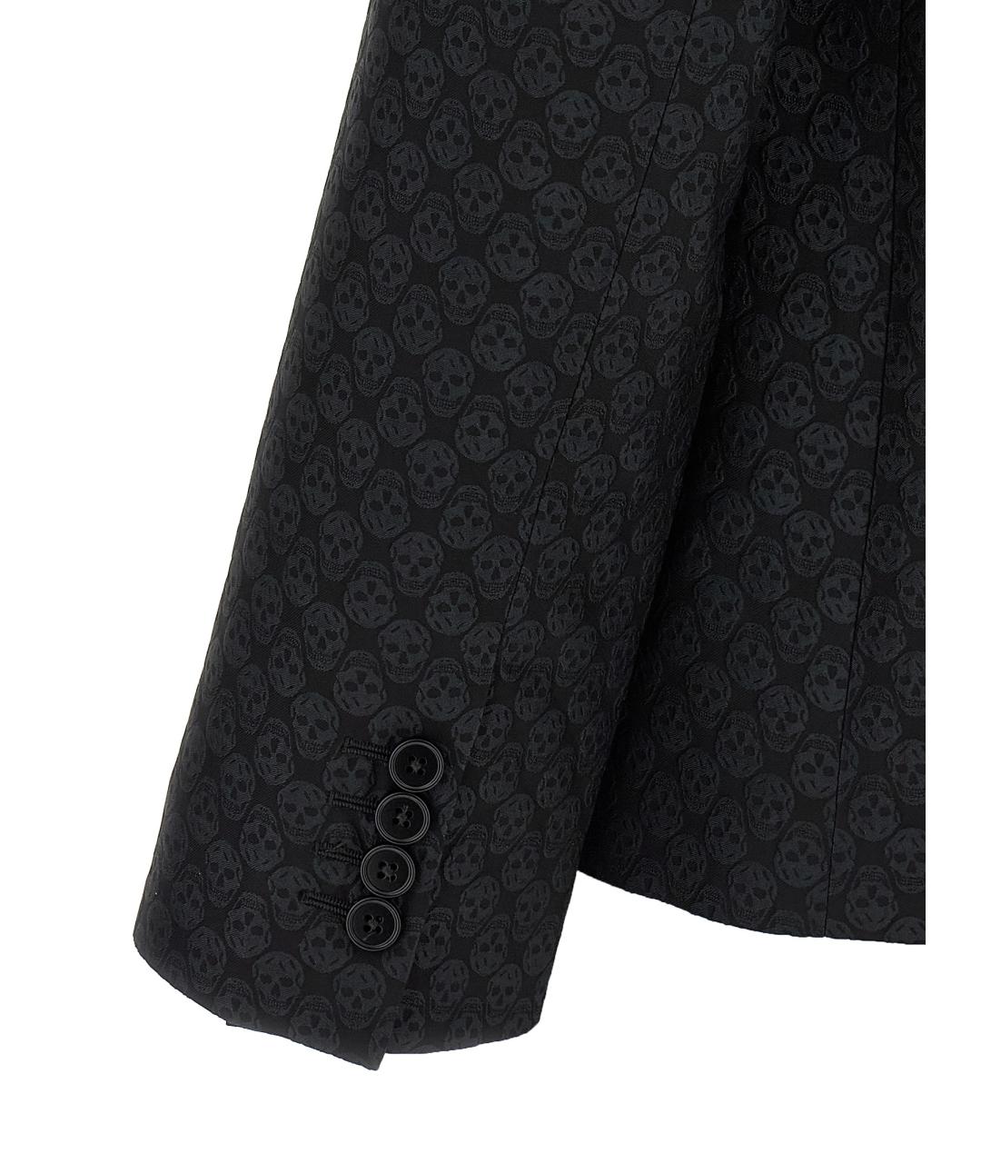 ALEXANDER MCQUEEN Черный вискозный пиджак, фото 4