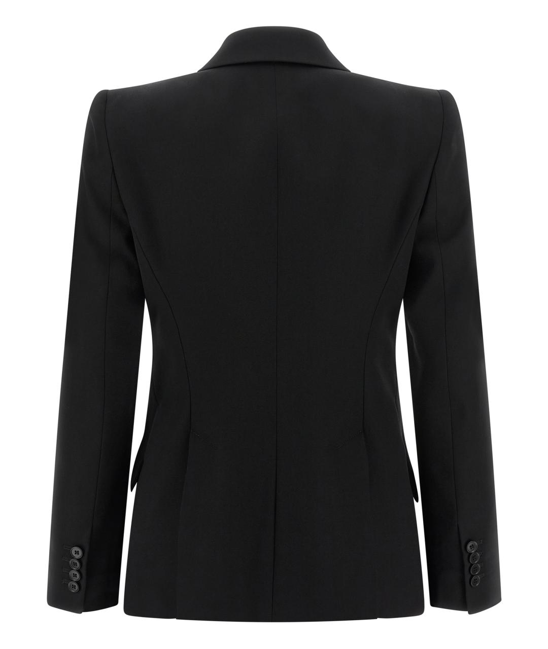 ALEXANDER MCQUEEN Черный шерстяной жакет/пиджак, фото 2