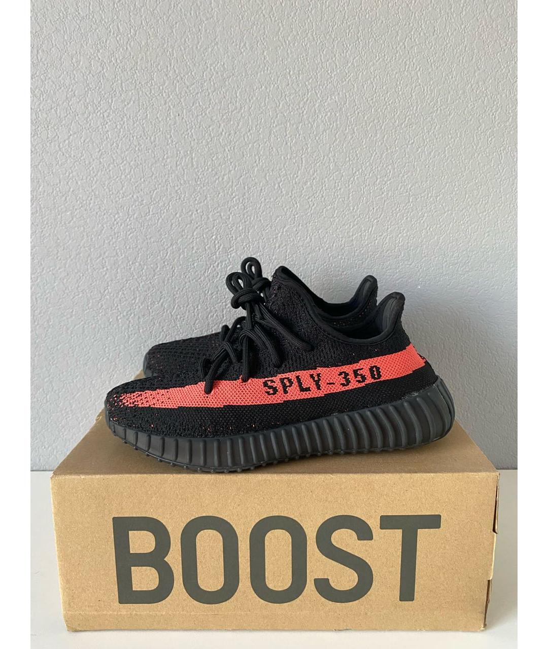 ADIDAS YEEZY Черные текстильные кроссовки, фото 3