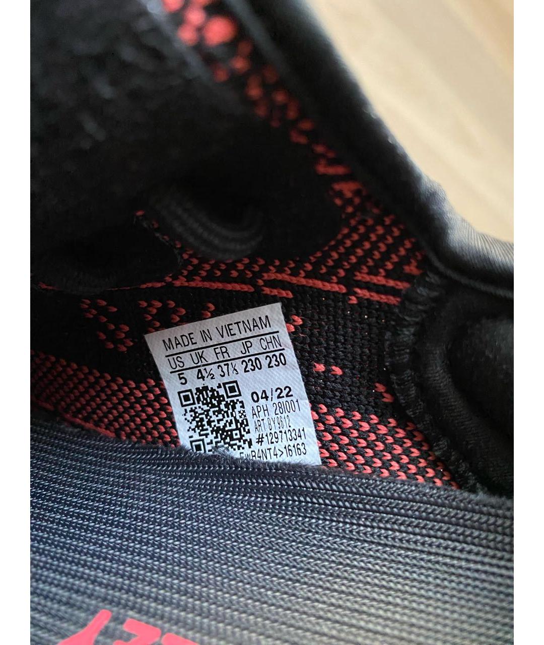 ADIDAS YEEZY Черные текстильные кроссовки, фото 7