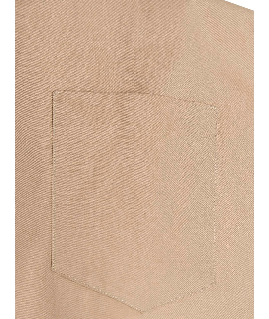 JEJIA Бежевая хлопковая блузы, фото 4