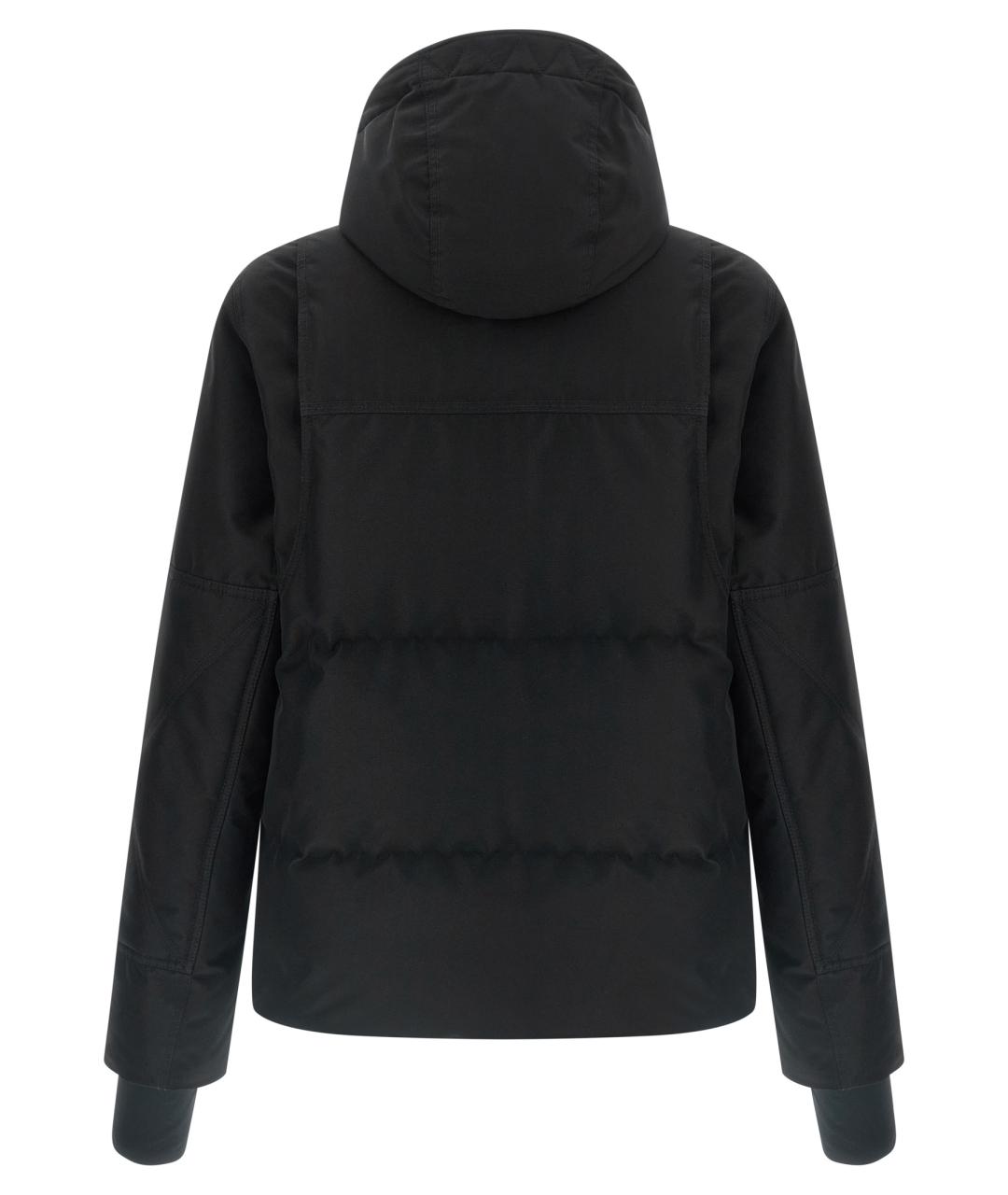 MONCLER GRENOBLE Черный полиэстеровый пуховик, фото 3