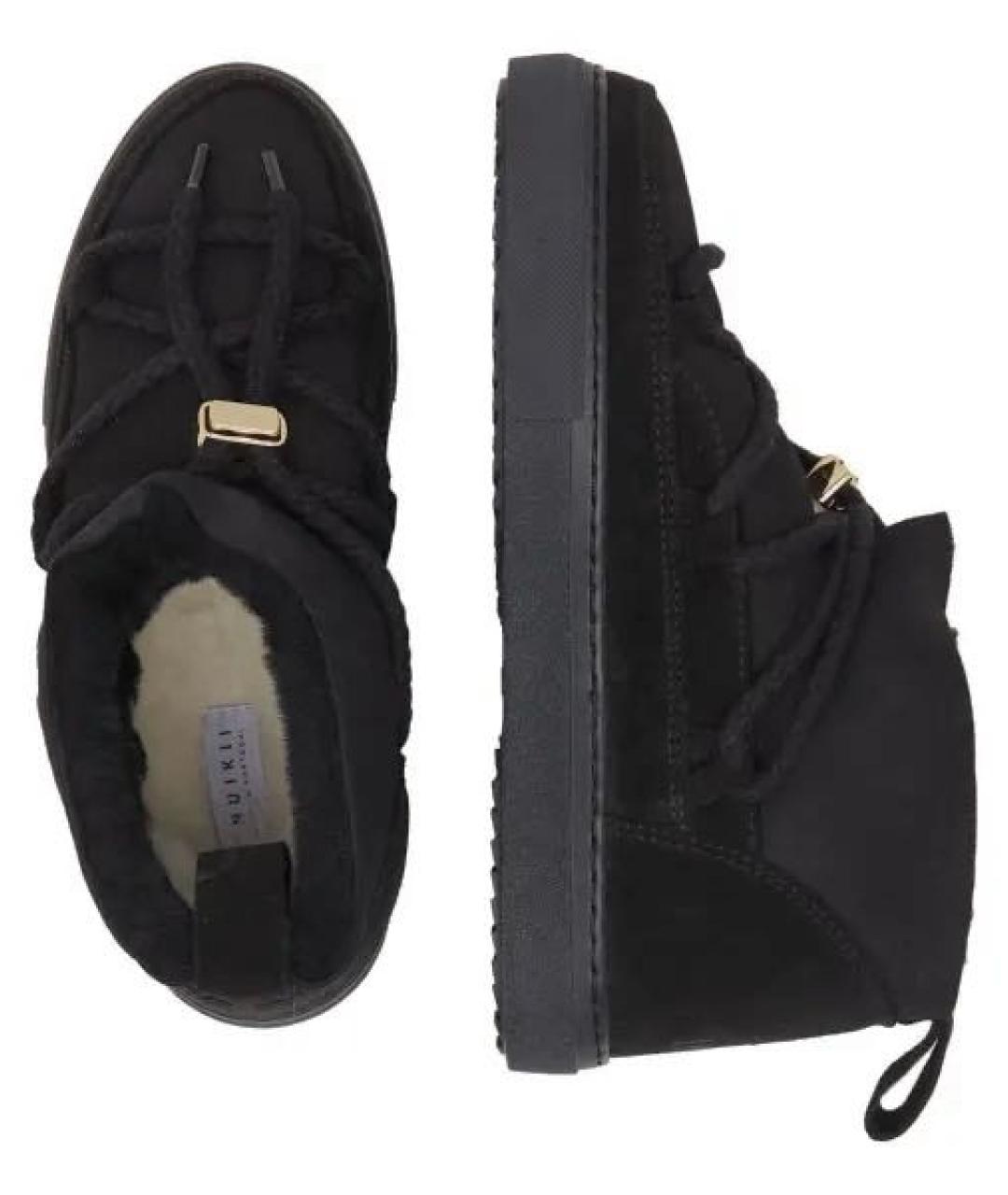 INUIKII Черные замшевые ботинки, фото 3