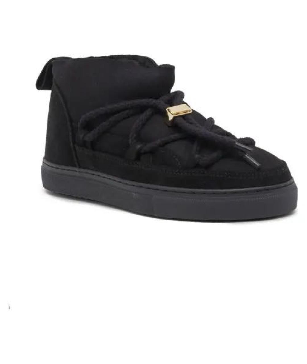 INUIKII Черные замшевые ботинки, фото 1