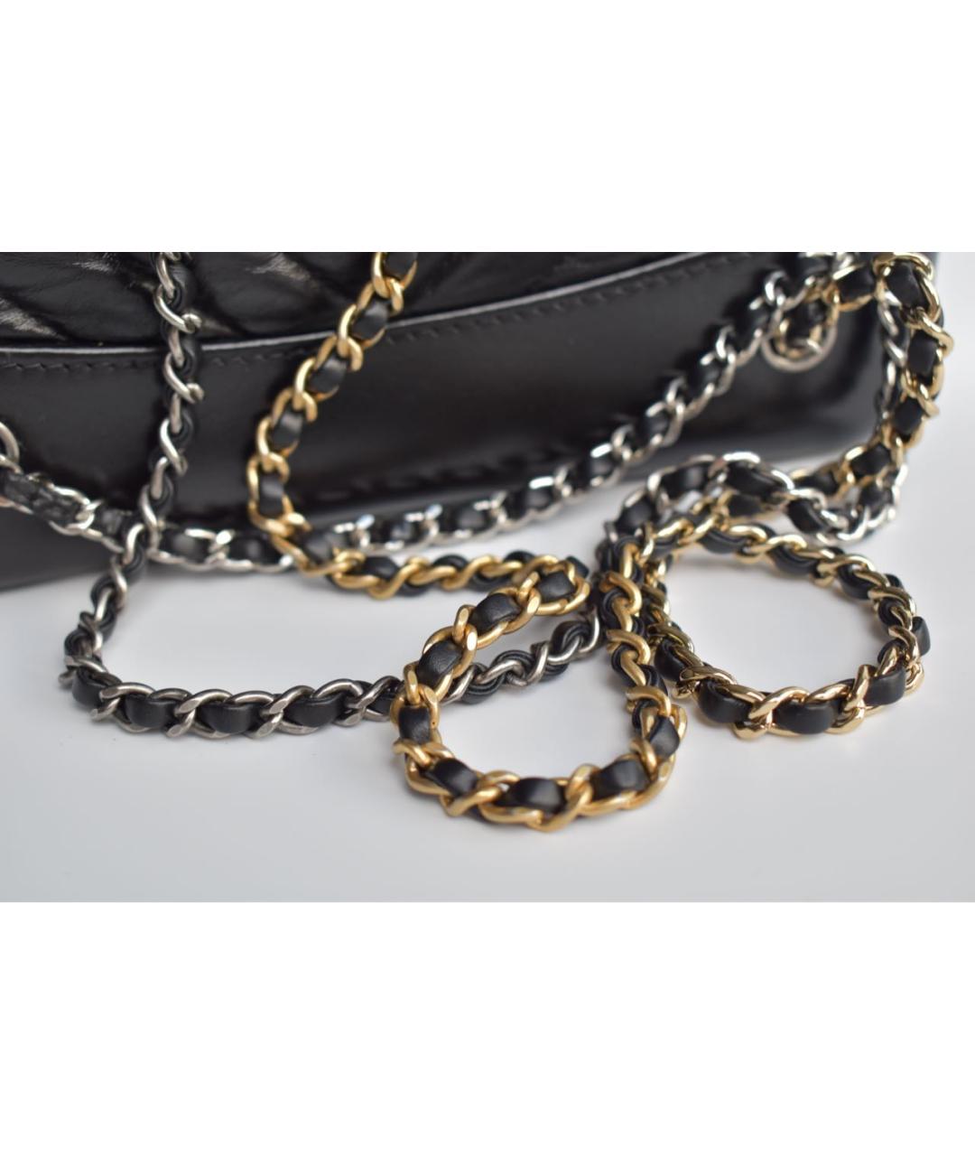 CHANEL Черный кожаный рюкзак, фото 8