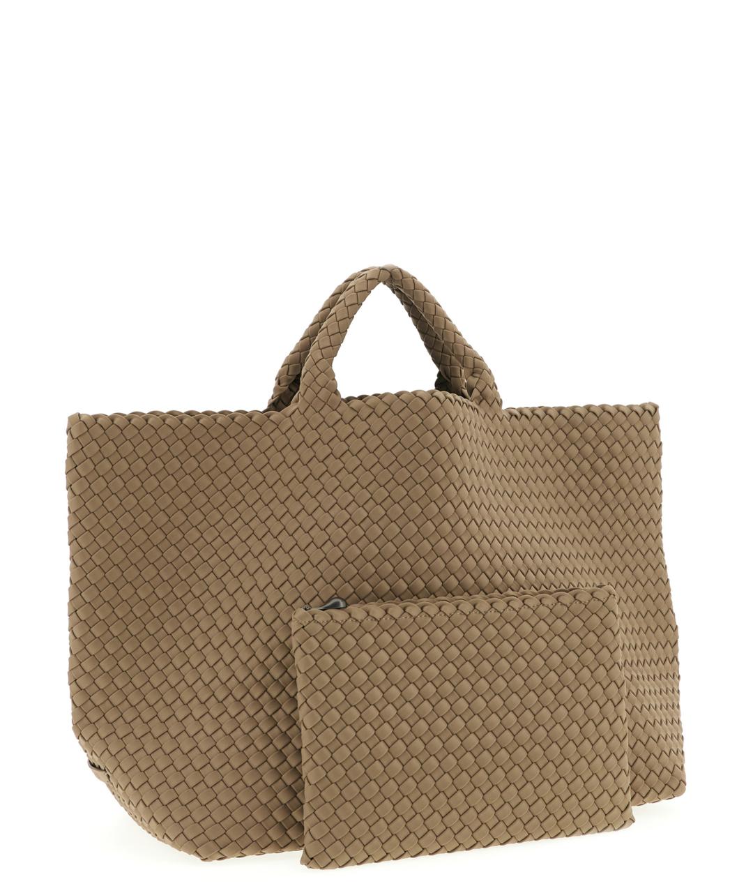 NAGHEDI Бежевая сумка тоут, фото 3